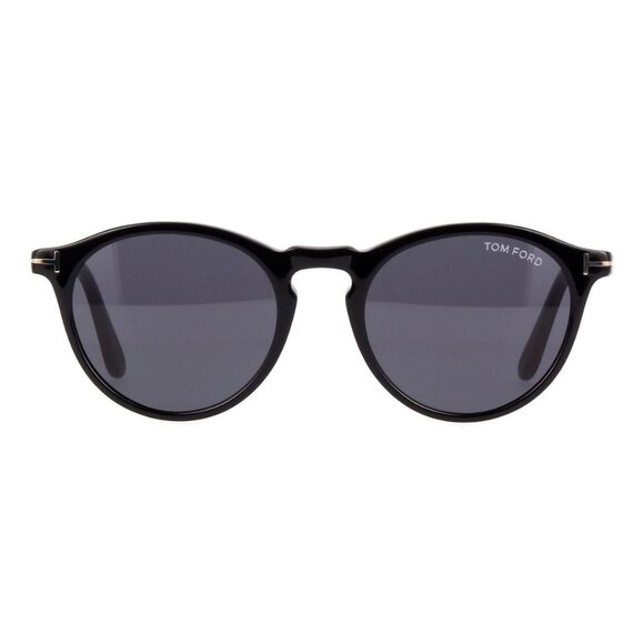 A1772Z New TOM FORD Aurele Black Round FT0904/S 01A Sunglasses Women - Picture 2 of 4